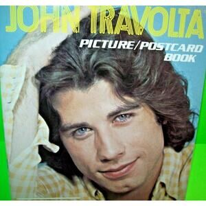 John Travolta Postcard Book 1978 Welcome Back Kotter Grease Saturday Night Fever